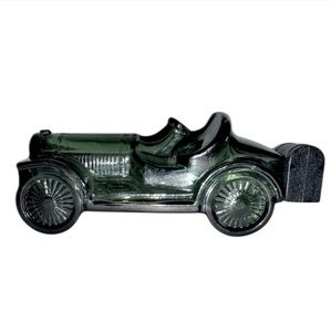 Vintage AVON Green Car Bottle Wind Jammer After Shave EMPTY